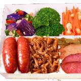 香腸魯肉飯便當