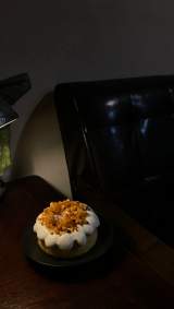 焦糖脆片原味戚風(必須現吃)